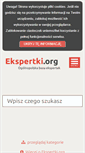 Mobile Screenshot of ekspertki.org